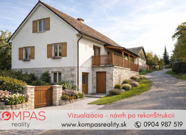 INVESTIČNÁ PRÍLEŽITOSŤ, BUDOVA NA PODNIKATEĽSKÉ ÚČELY - KALINKA - Rodinný dom z kameňa s drevenými okenicami v Obchodných priestoroch vo Vígľašskej Hute-Kalinke.