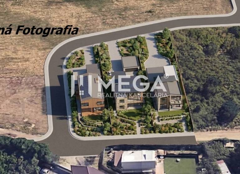 NA PREDAJ: Investičný pozemok s potenciálom pre 3 rodinné domy – Košic - Vizualizácia pozemkov na bývanie na Rešovom majeri v Košiciach IV s plánovanou zástavbou.