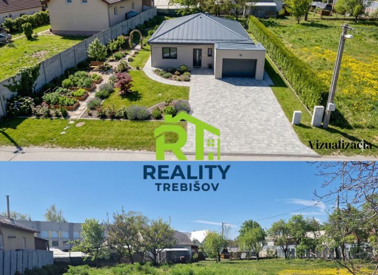 PREDAJ – Stavebný pozemok 516 m², Nižný Žipov, ul. Východná - Rodinný dom a záhrada na pozemku pre bývanie vo Východnej ulici, Nižný Žipov.