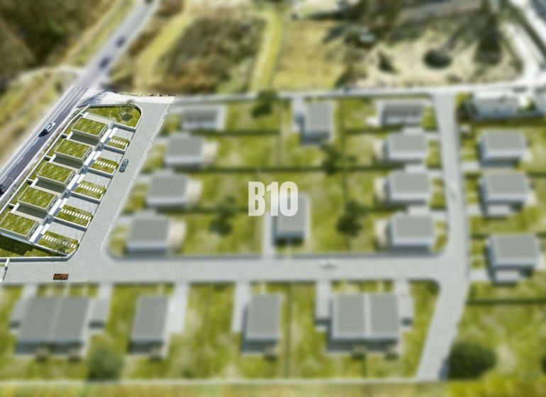 NOVÉ TEPLICE – pripravený developerský projekt | 5 RD / viac bytových  - Vizualizácia pozemkov - bývanie v Trenčianskych Tepliciach s cestnou infraštruktúrou.