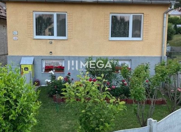 Znížena cena domu na Jesenského ulici v Snine - Rodinný dom na Jesenského v Snine s pekne upravenou záhradkou a kvetmi.