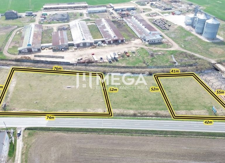 NA PREDAJ EXKLUZÍVNE: Lukratívny pozemok 6 086m2 – Hriadky (okres TV)  - Parcely vo výrobných priestoroch Hriadky s presnými rozmermi pozemkov.