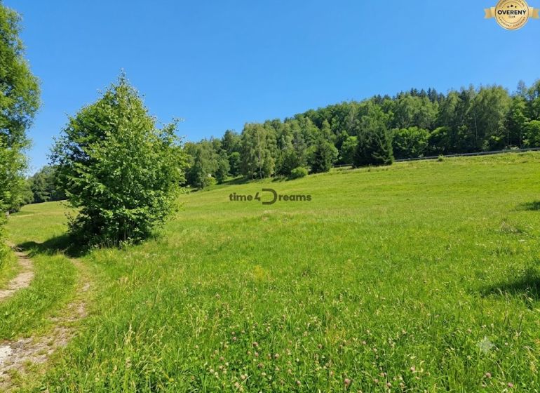 NA PREDAJ pozemky na stavbu domov HRIŇOVÁ - Zelená lúka obklopená stromami v Hriňovej, ideálna na pozemky - bývanie.