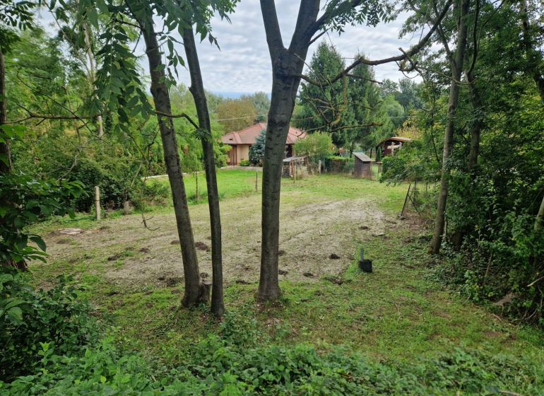 Predaj pozemku na bývanie, Dunajská Streda - Pozemky - bývanie v Gabčíkove obklopené stromami a trávnatým pozemkom.