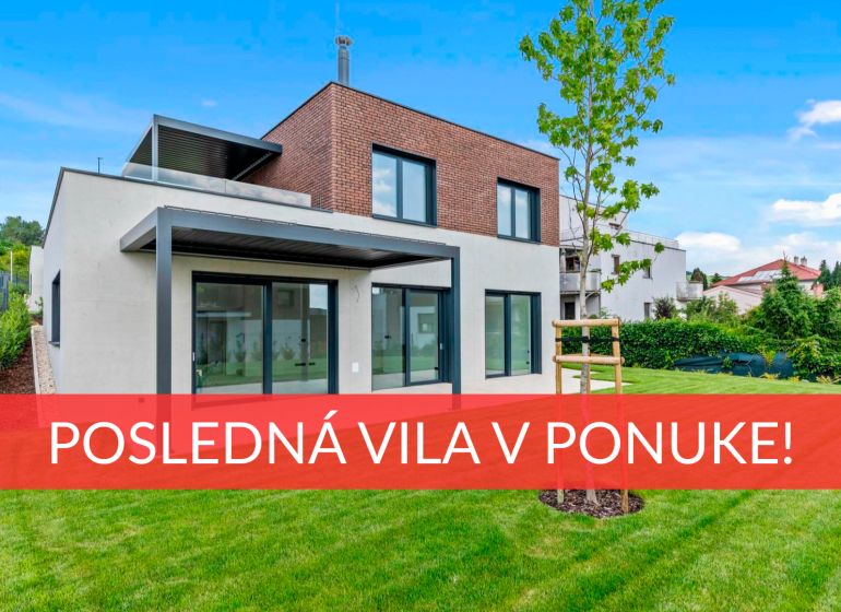 POSLEDNÁ PONUKA! Predaj vily v projekte 