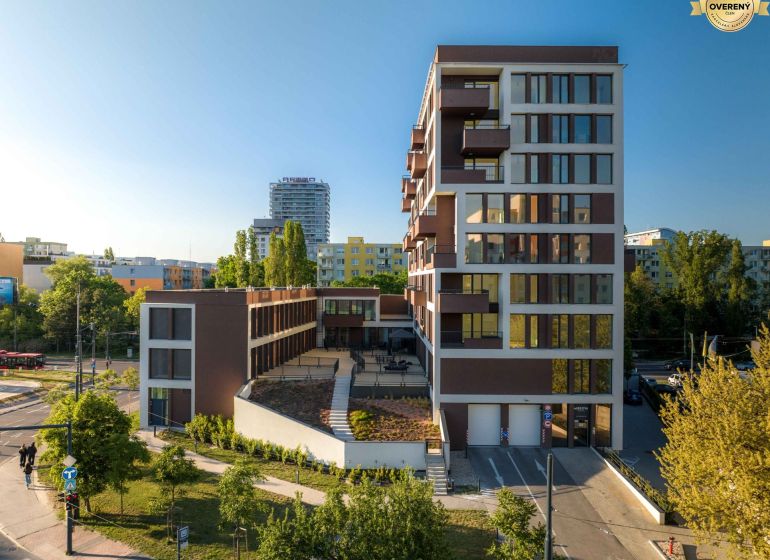I Projekt Rezidencia MIEROVA - Výstavba bytov na Mierovej ulici v Bratislave - Ružinove, s okolitou zeleňou.