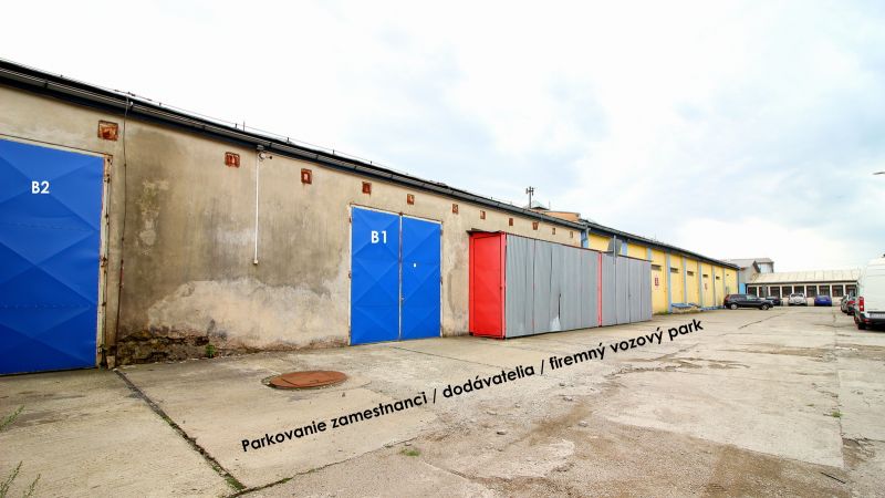 PRENAJATÉ - 2 x 200 m² SKLADOVÝ PRIESTOR, RAMPOVÁ, KE - PRENÁJOM Skladový priestor Košice, Rampová