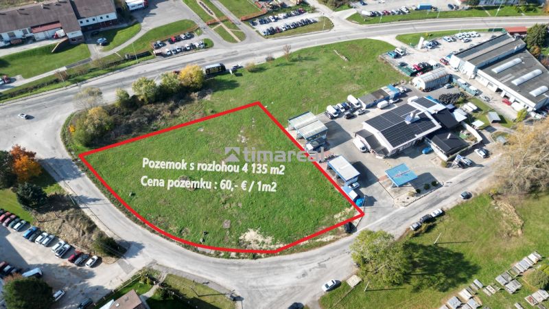 Ponúka na predaj komerčný pozemok v Myjave