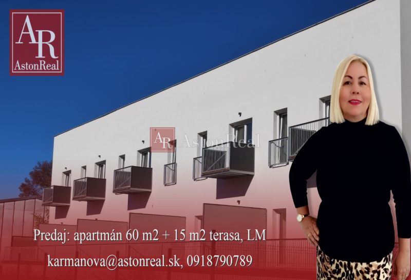 Predaj: apartmán 60 m2 + 15 m2 terasa, Liptovský Mikuláš