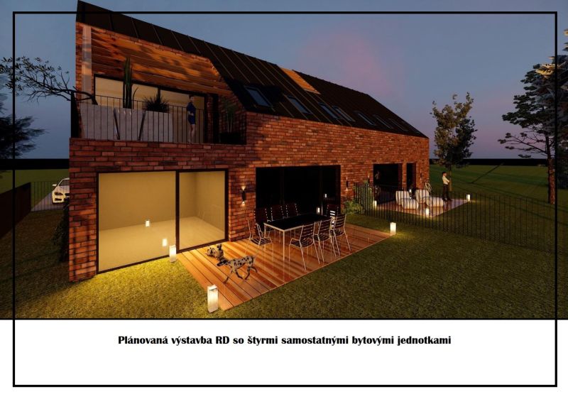 Pozemok s projektom pre Radovú výstavbu alebo RD v Devínskej Novej Vsi