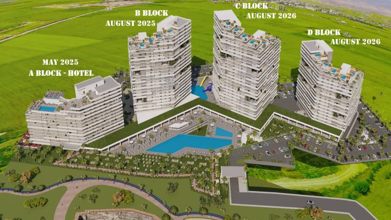 Cyprus QUERENCIA Residences&Spa Resort  - Iskele Výstavba bytov predaj reality Famagusta