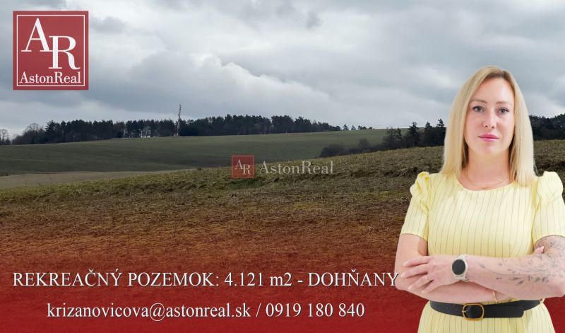 REKREAČNÝ POZEMOK: POZEMOK SNOV, TICHO, PRÍRODA, LES, LÚKY- 4.121m2