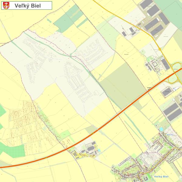 PREDAJ investičného pozemku Senec  - velky_biel_mapa Sklady a Golfovy projekt.jpg