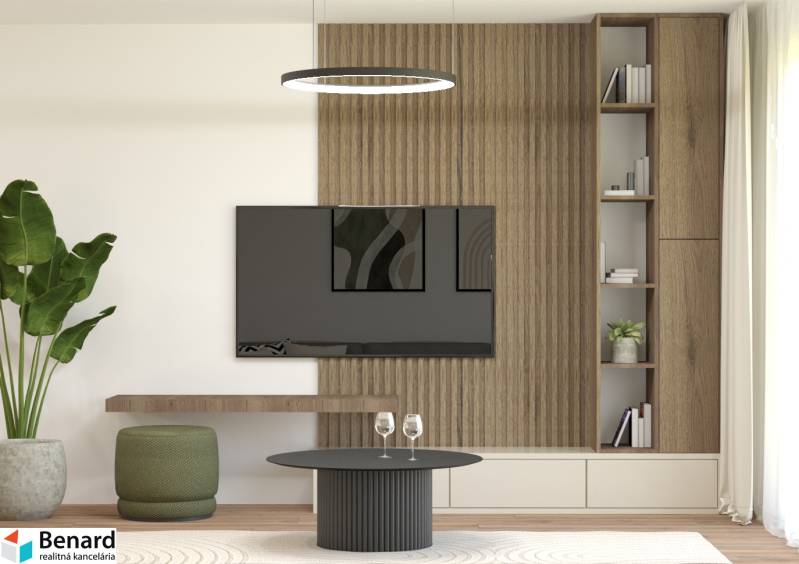 BD – RELAX; 1,5 IZBOVÝ BYT; 1.NP; 46,33m2;PREDANÉ; - TV stena.jpg