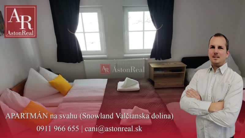 APARTMÁN vo Valči - priamo na svahu - (Snowland Valčianska dolina)