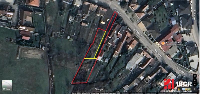 SLNEČNÝ STAVEBNÝ POZEMOK 688m2 a 757m2 - SLOVENSKÝ GROB, PEZINSKÁ