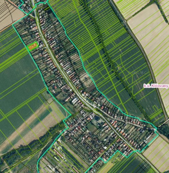 Stavebné pozemky Klčovany-Boleráz, výmera 410m2