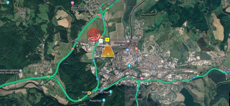 Komerčný pozemok na predaj vo Zvolene - 80000m2