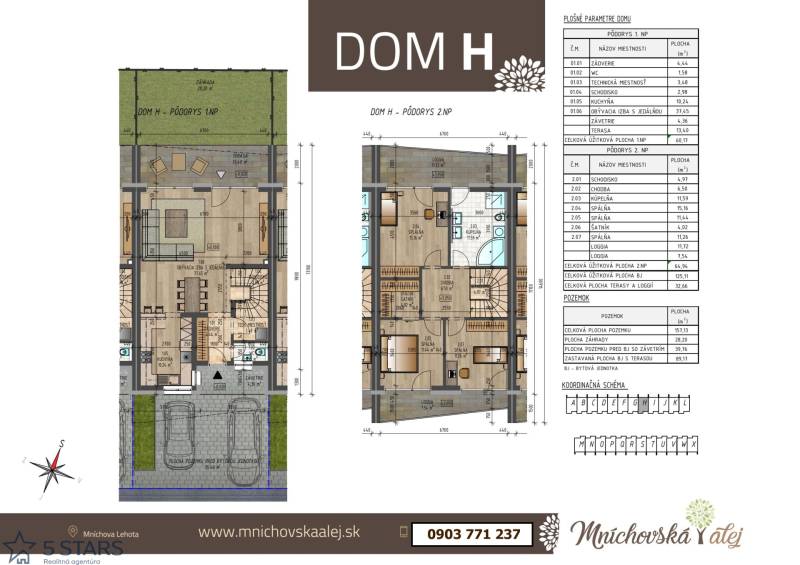 Novostavba 4 izb. RD „ H“, Mníchova Lehota - rodinnydomH-mnichovskaalej-5starsreality.jpg