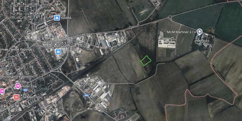 | Na predaj investičný pozemok - Pezinok