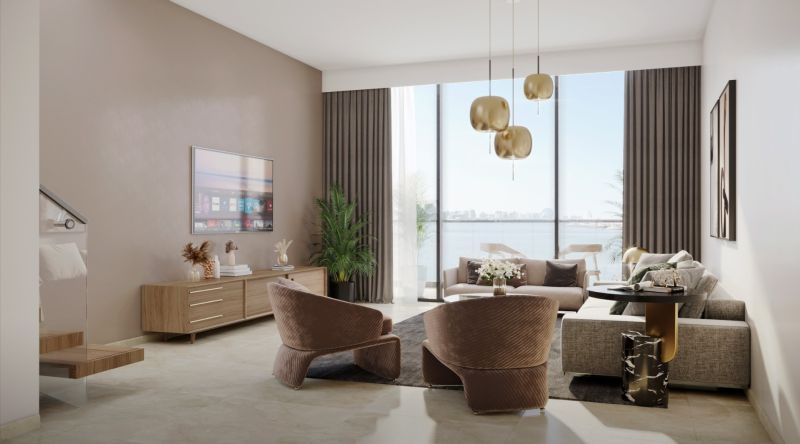 Predaj 4-izbového bytu (Type - A). Projekt Vista 3, Abu Dhabi - living duplex  type f.jpg