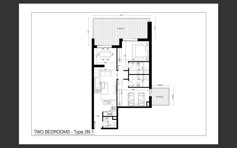 3izbový byt v Al Raha Lofts 1 - Abu Dhabi - 3i Type 3B.png