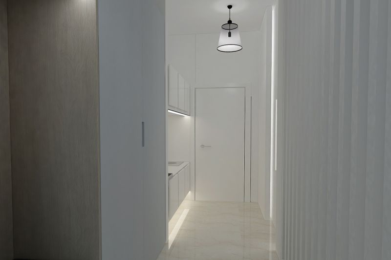 4izbový byt v AL RAHA Lofts 2 - Abu Dhabi - 04 1BR STUDIO A HALLWAY.jpg