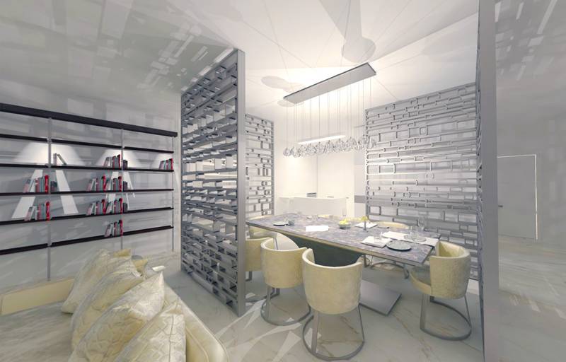 4izbový byt v AL RAHA Lofts 2 - Abu Dhabi - 10 4BR TYPE A DINING.jpg