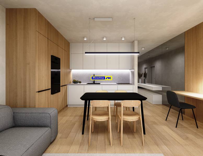 1 izbový byt 37,87 m2 na predaj novostavba vo výstavbe Martin Tomčany  - vizualizácia