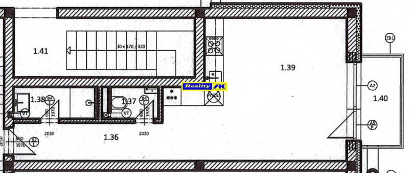 1 izbový byt 37,87 m2 na predaj novostavba vo výstavbe Martin Tomčany  - 1 poschodie 1 izb byt 6.