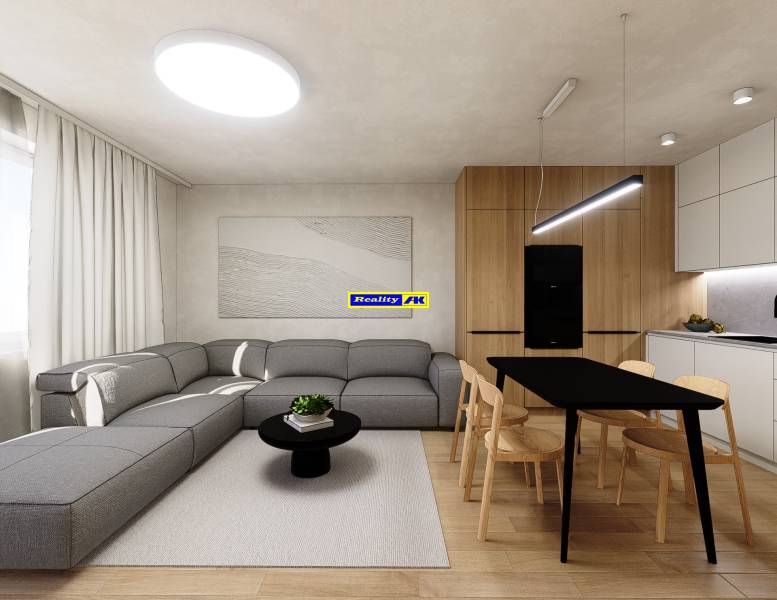 1 izbový byt 37,87 m2 na predaj novostavba vo výstavbe Martin Tomčany  - vizualizácia