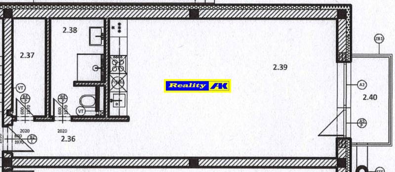 1 izbový byt 54,57 m2 poschodie 2, na predaj novostavba Martin Tomčany - 2 poschodie 2 izb 6