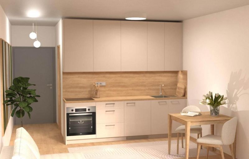NOVOSTAVBA, 1i byt, 29m2, Biely Kostol, 93.200€ s kuchynskou linkou