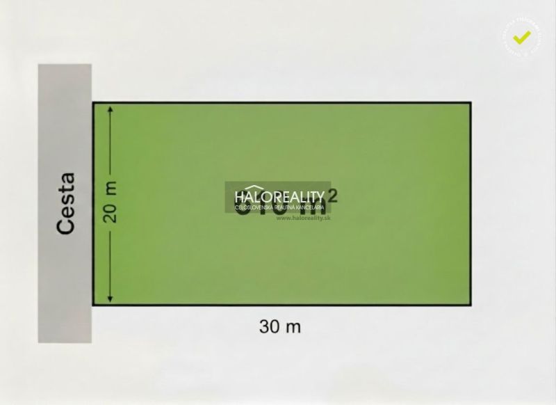 Predaj, pozemok pre rodinný dom 610 m2 Koplotovce