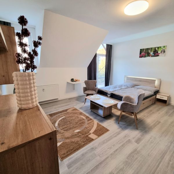 Zariadený 1- izbový, klimatizovaný byt pri City Aréne s balkónom!