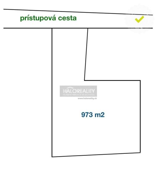 Predaj, pozemok pre rodinný dom 973 m2 Kokošovce -...