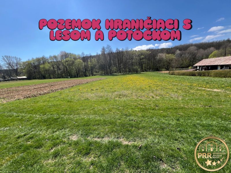 Krásny pozemok pri lese 980m2 v obci M.Hoste okres Bánovce n/B.-predaj