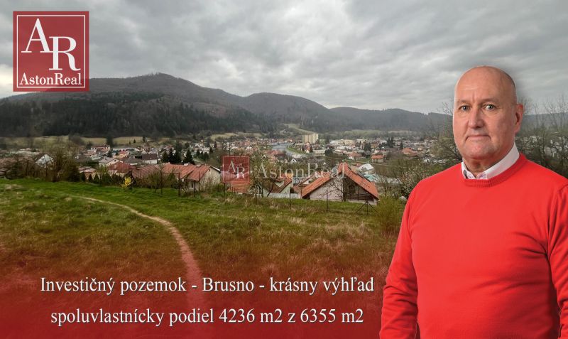  Investičný pozemok: rozloha: 4236 m2, Brusno - krásny výhľad   - Investičný pozemok v Kokave nad Rimavicou obklopený prírodou, zahŕňa dedinku a rekreačné pozemky.