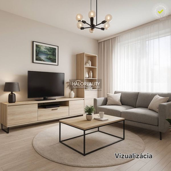 REZERVOVANÉ - Predaj, trojizbový byt Bratislava Petr... - Jedáleň v 3-izbovom byte s dreveným nábytkom a vitrinou.