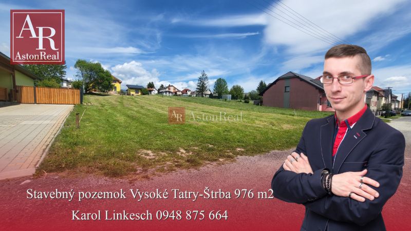 PREDAJ-St.pozemok - Vys.Tatry - Štrba - 976 m2