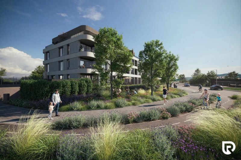 Rezidencia Karpatská (C.3E), 2i byt 60 m2 s loggiou 6 m2, TN - Budova obklopená zeleňou na Karpatskej ulici v Trenčíne, vhodná na 3-izbový byt.