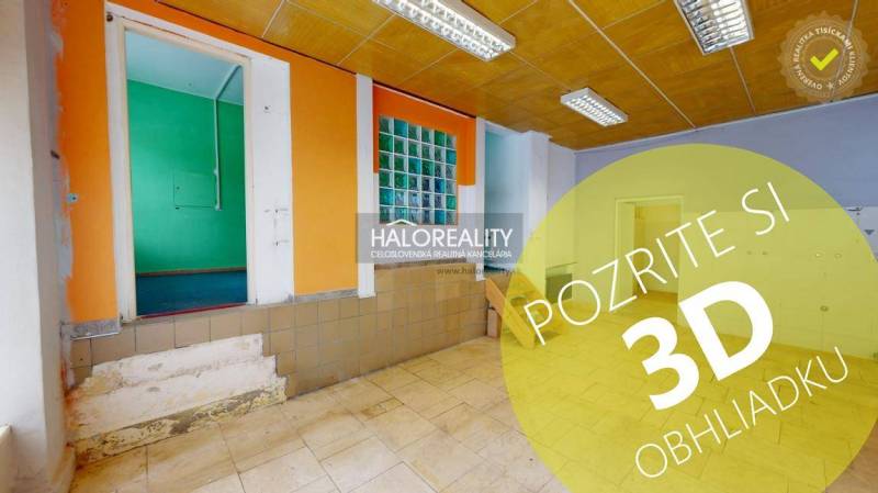 Predaj, obchodný priestor Liptovský Hrádok, Hradná -... - Farebné steny a dlažba v obchodných priestoroch, ponuka 3D obhliadky.