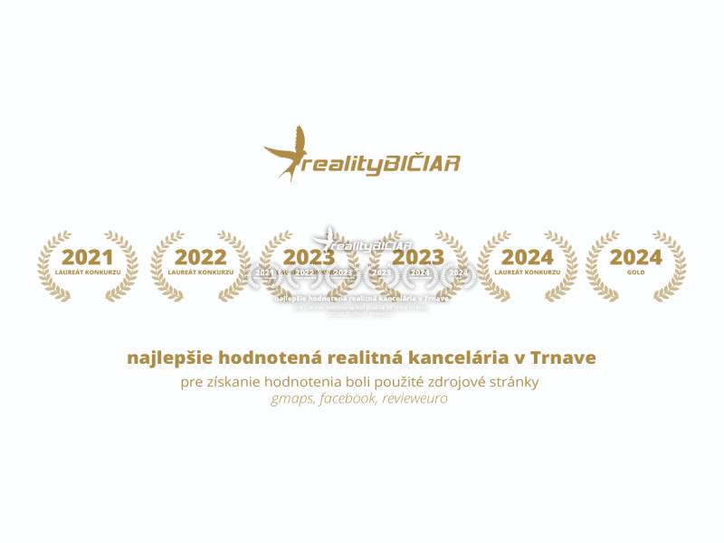 REZERVOVANÉ podzemná garáž Bratislava Nové Mesto - Ocenenia pre realitnú kanceláriu v Trnave za roky 2021-2024 na ulici Štúrova.