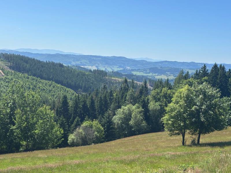 Predaj dvoch nádherných stavebných pozemkov v lone prírody obce Olešná - Krajina v Olešnej s výhľadom na lesy a kopce, vhodná pre Pozemky - bývanie.