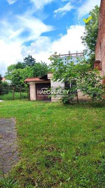 REZERVOVANÉ - Predaj, rodinný dom Lučenec, centrum -... - Záhrada rodinného domu v Lučenci so zeleňou a malou hospodárskou budovou.