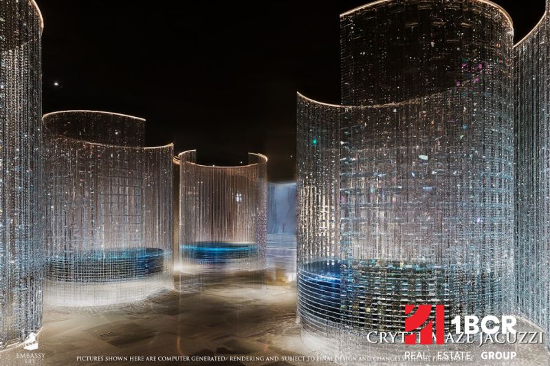 EMBASSY LIFE PATTAYA - Luxusná architektúra s kryštálovými stavebnými prvkami pre výstavbu bytov v Pattayi.