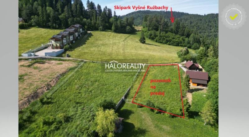 Predaj, rekreačný pozemok Vyšné Ružbachy - EXKLUZÍVN... - Rekreačné pozemky vo Vyšných Ružbachoch s výhľadom na prírodu, blízko Skikpark Vyšné Ružbachy.