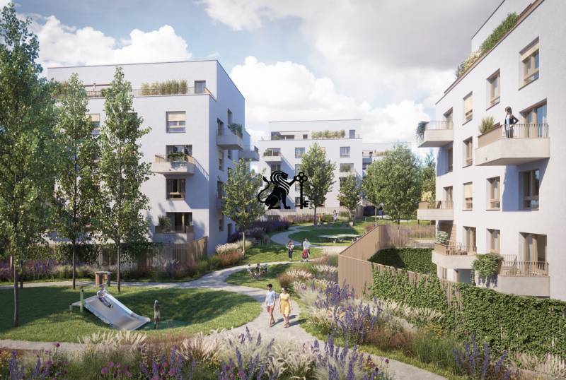 Na predaj 2-izbový byt s balkónom - A3 - Rezidenčný areál s modernými bytmi, zelenými plochami a možnosťou výberu až 2-izbového bytu.