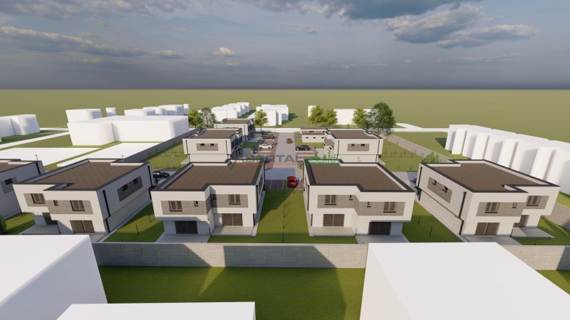  SO-07-A  Priestranný 4-izbový RD so záhradou a 3 parkovacími miestami - Nové domy na Triblavinskej ulici v Chorvátskom Grobe s 4-izbovými bytmi a záhradami.