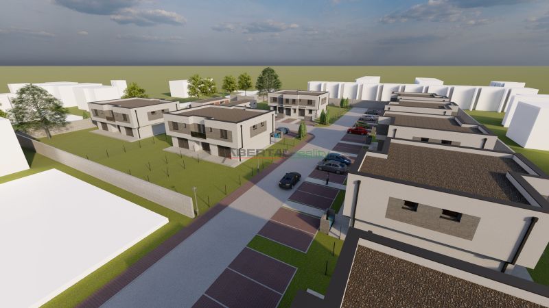 SO-07-A  Priestranný 4-izbový RD so záhradou a 3 parkovacími miestami - Rodené domy s parkovaním na Triblavinskej v Chorvátskom Grobe, plánované pre novú výstavbu.